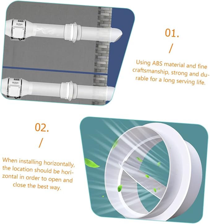 Uonlytech 3pcs Vent Blockers Air Vent Duct Connector Air Connector Pipeline - Image 5