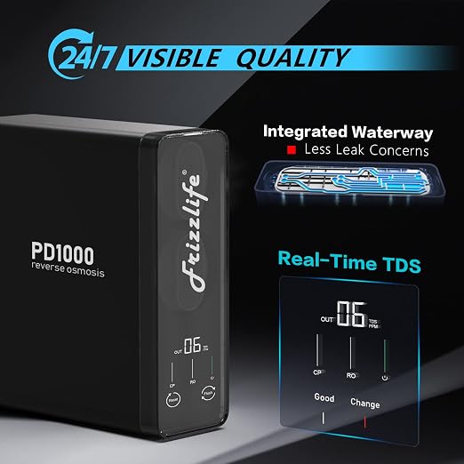 Frizzlife 1000GPD Reverse Osmosis Water Filter, NSF/ASNI 58&53&42&372 Standard - Image 5