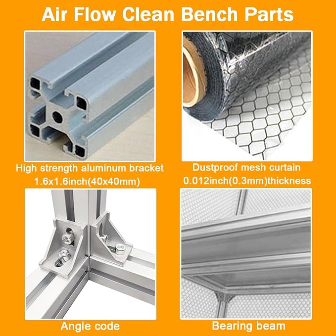 INTBUYING Air Flow Clean Bench Vertical Laminar Flow Hood Dust Free Room - Image 6