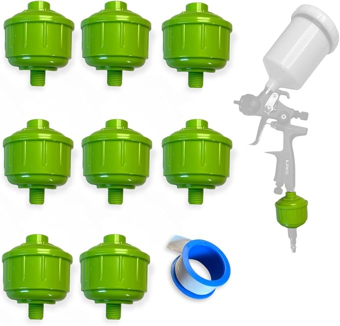 LiME LiNE Filter Balls Mini Air/Water Disposable in Line Paint Spray Gun Air by CustomPaintmadeFastEasy