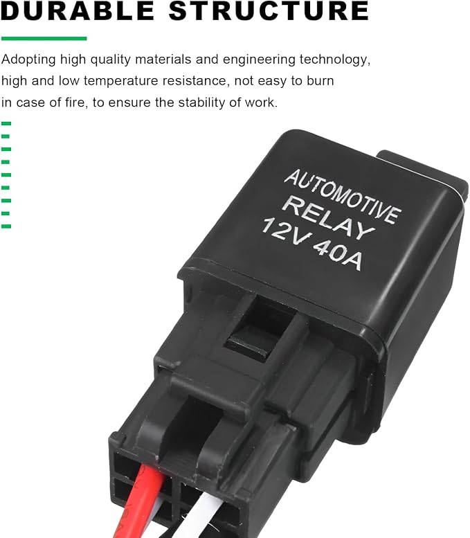 2 PCS FLS821 Car Relays, 12V DC 40A 4 Pin Multi-Purpose Automotive Air - Image 3