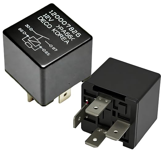 2Pcs 120007826 12V 40A 4-Pin Air Conditioning Fan Relay Normally Open - Image 2