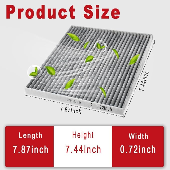 CF11819 Cabin Air Filter with Activated Carbon Compatible with Chevy Equinox - Image 4