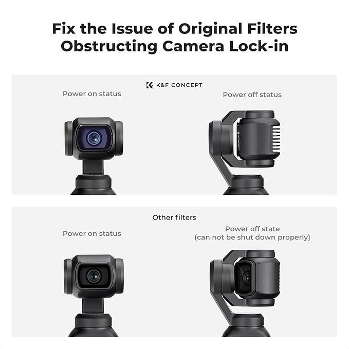 K&F CONCEPT ND, Effect Filter for DJI Osmo Pocket 3, Light Pullution Reduction - Image 6