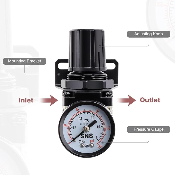SNS Air Compressor Pressure Regulator - Image 7