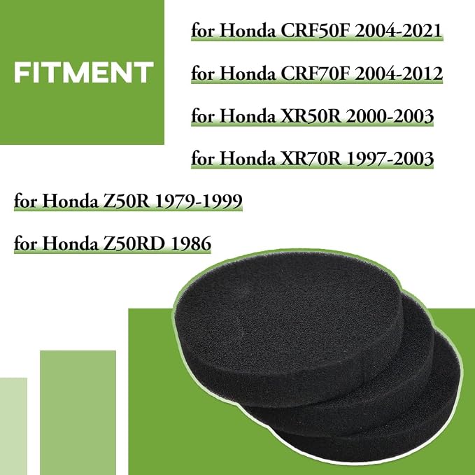 CRF50F Air Filter Element for Honda CRF50F CRF70F XR50R XR70R Z50R Z50RD - Image 2