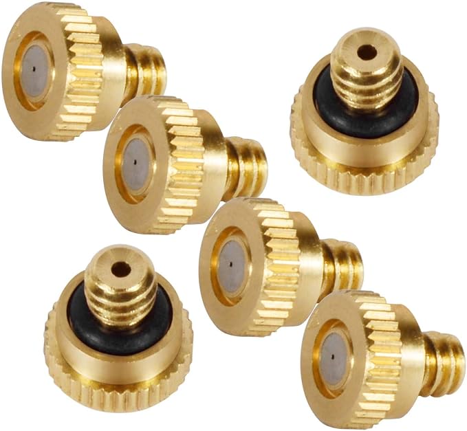 KUWAN 0.016" Orifice Thread UNC 10/24 Brass Misting Nozzles Low Pressure - Image 5