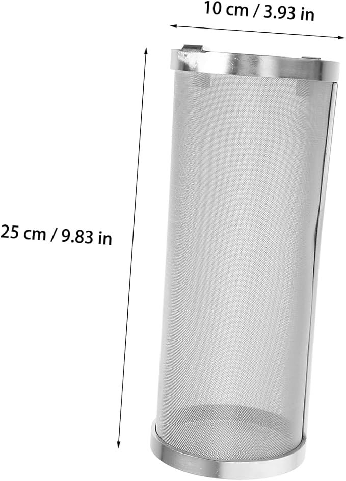 Stainless Steel Grain Brewing Filter Mesh Cylinder Portable Strainer - Image 2