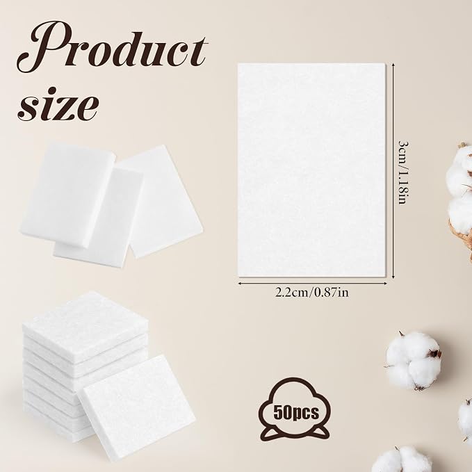 50 Pcs Unscented Aroma Pads, Air Filter Scent Pad, Aroma Oil Refill Pads - Image 2