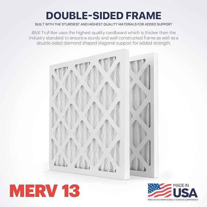 BNX TruFilter 14x14x1 Air Filter MERV 13 - Image 3