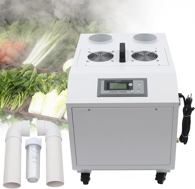 Industrial Ultrasonic Humidifier, 33 lbs/Hour High Output Stainless Steel - Image 3