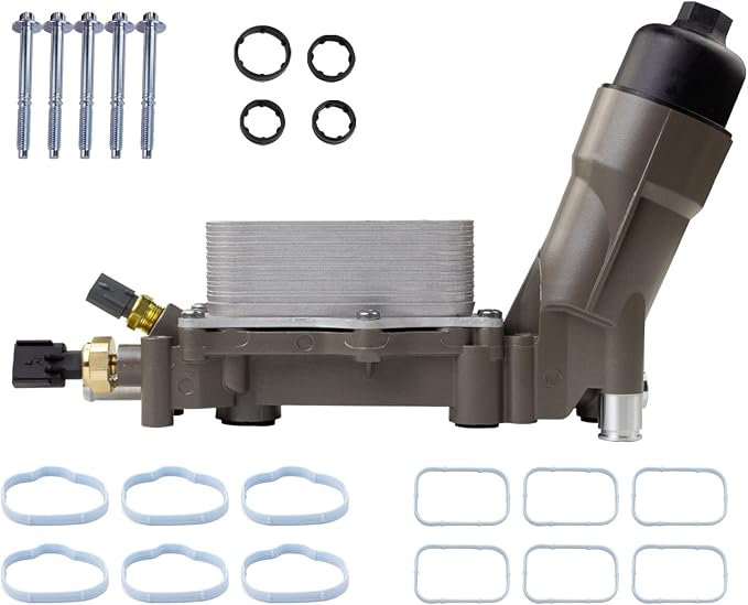 926-959 Aluminum Engine Oil Filter Housing Oil Cooler Kit by Unknown