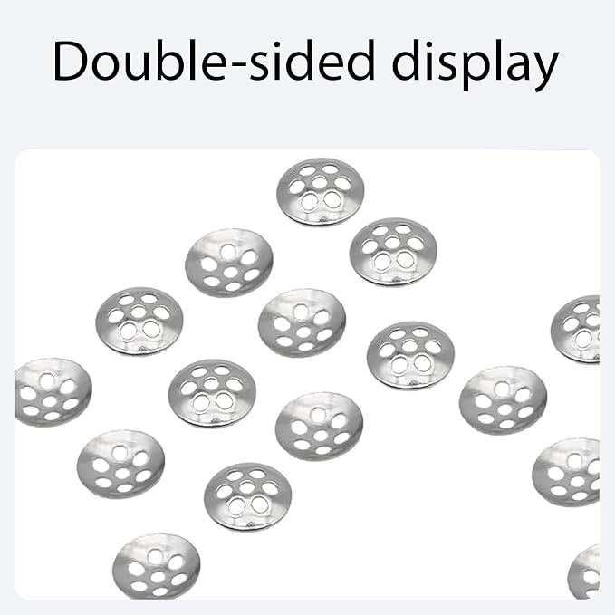 30Pcs 0.3”/8mm Pipe Screen Filters, Stainless Steel Concave Honeycomb Screens - Image 3