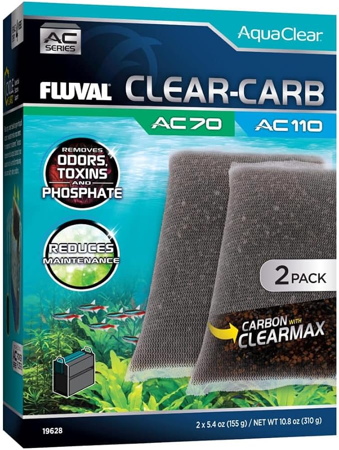 Fluval - Clear for AC70/AC110 Power Filter, 10.8 oz / 310 g, for Use in by Fluval
