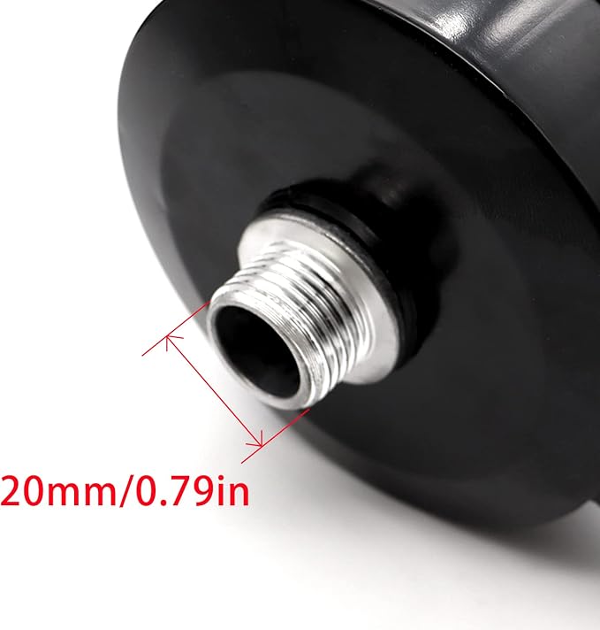 1/2" PT 20mm Thread Air Compressor Silencer Intake Filter Sound Muffler - Image 4