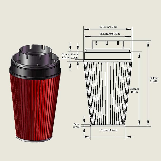 4" inches Performance Cold Air Intake Kit - Image 4