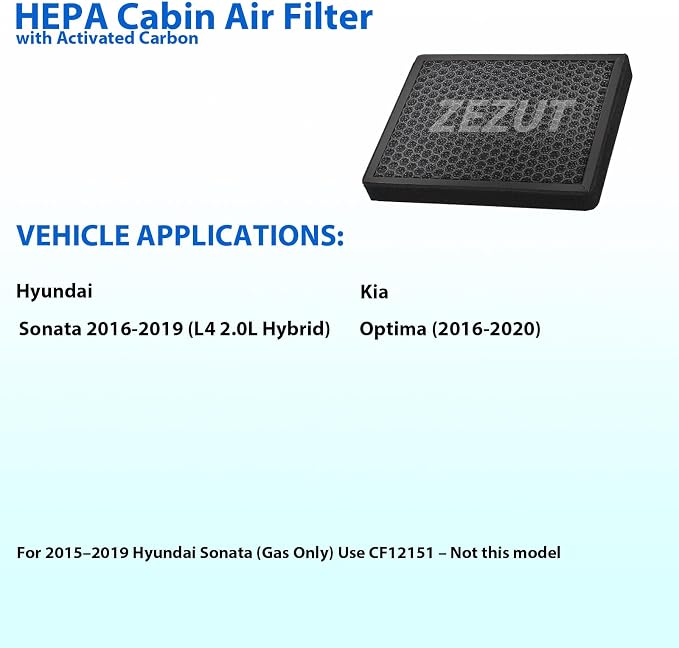 Cabin Air Filter, for 2016-2019 Hyundai Sonata & Kia Optima - Image 2