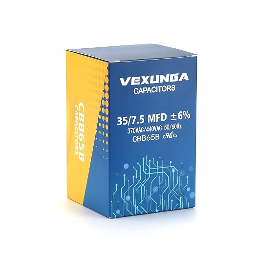 VEXUNGA 35/7.5 uF 35+7.5 MFD 370V or 440V Dual Run Start Round A/C Capacitor - Image 5