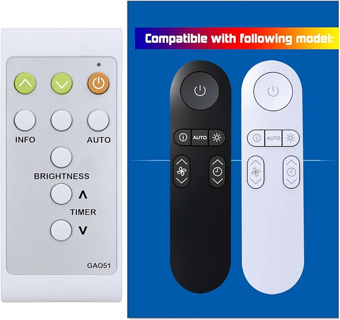 Replacement Remote Control for Shark AlR PURlFlER Heater Fan HP300 HP301 HP302 by Unknown