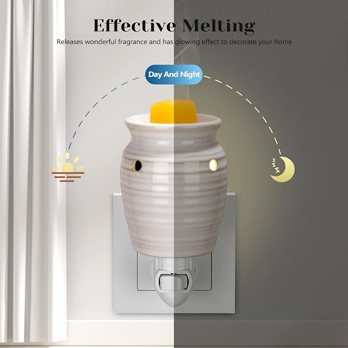 STAR MOON Ceramic Pluggable Wax Melt Warmer, Diffuser - Image 5