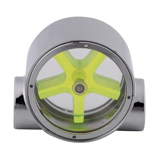 Water Indicator, Tungsten Alloy G1/4" Standard Female to Female Thread Computer by Hilitand
