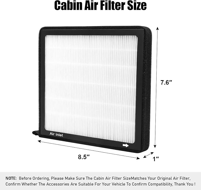CF2225C, Cabin Air Filter with activated carbon particle - Image 2