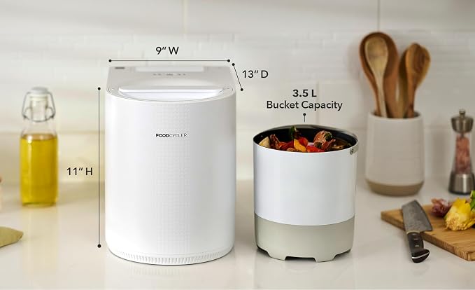 Food Cycler Eco 3 Compact Kitchen Food Recycler | Indoor Composter Bin - Image 3