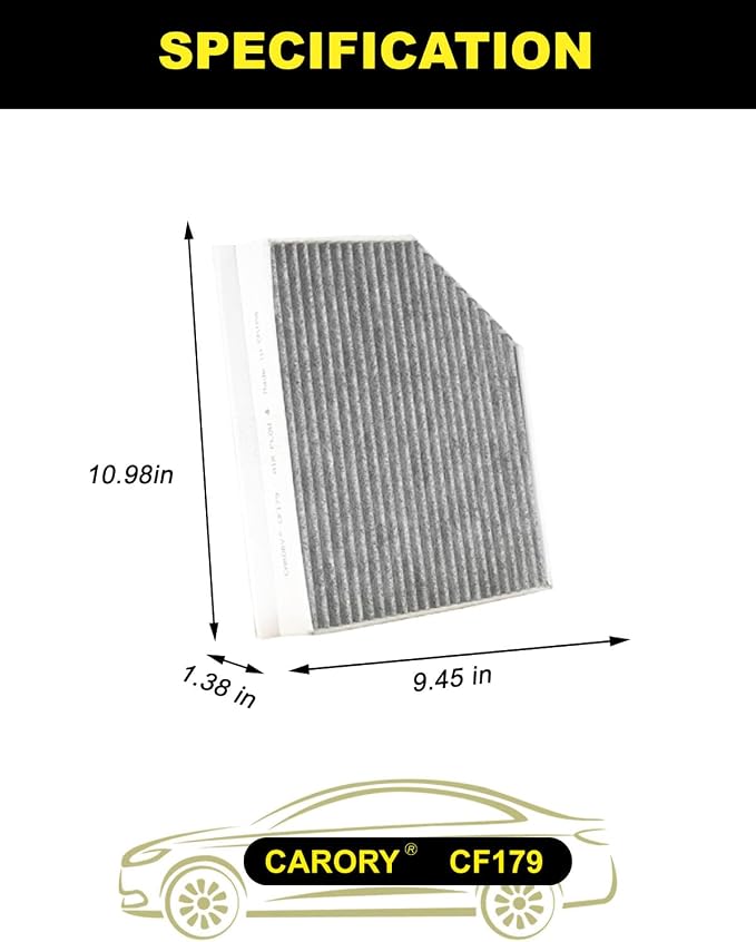 Cabin Air Filter w/Activated Carbon - Image 2