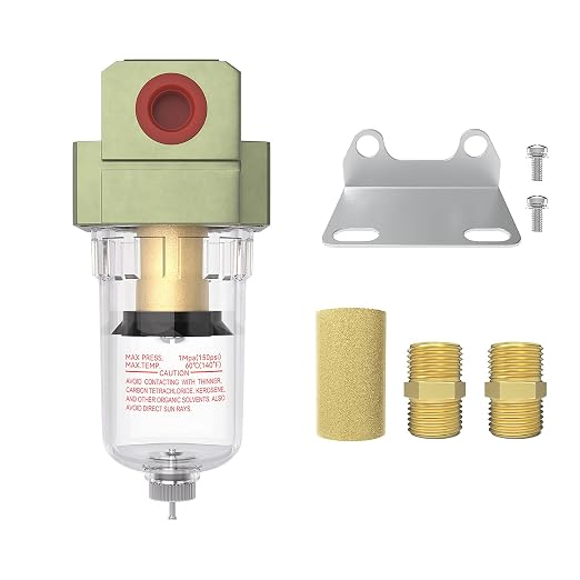 1/4 Air Pump Filter Pneumatic Water Trap by Unknown