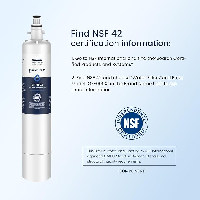 GLACIER FRESH Replacement for RPWFE, RPWF Refrigerator Water Filter, Compatible - Image 8