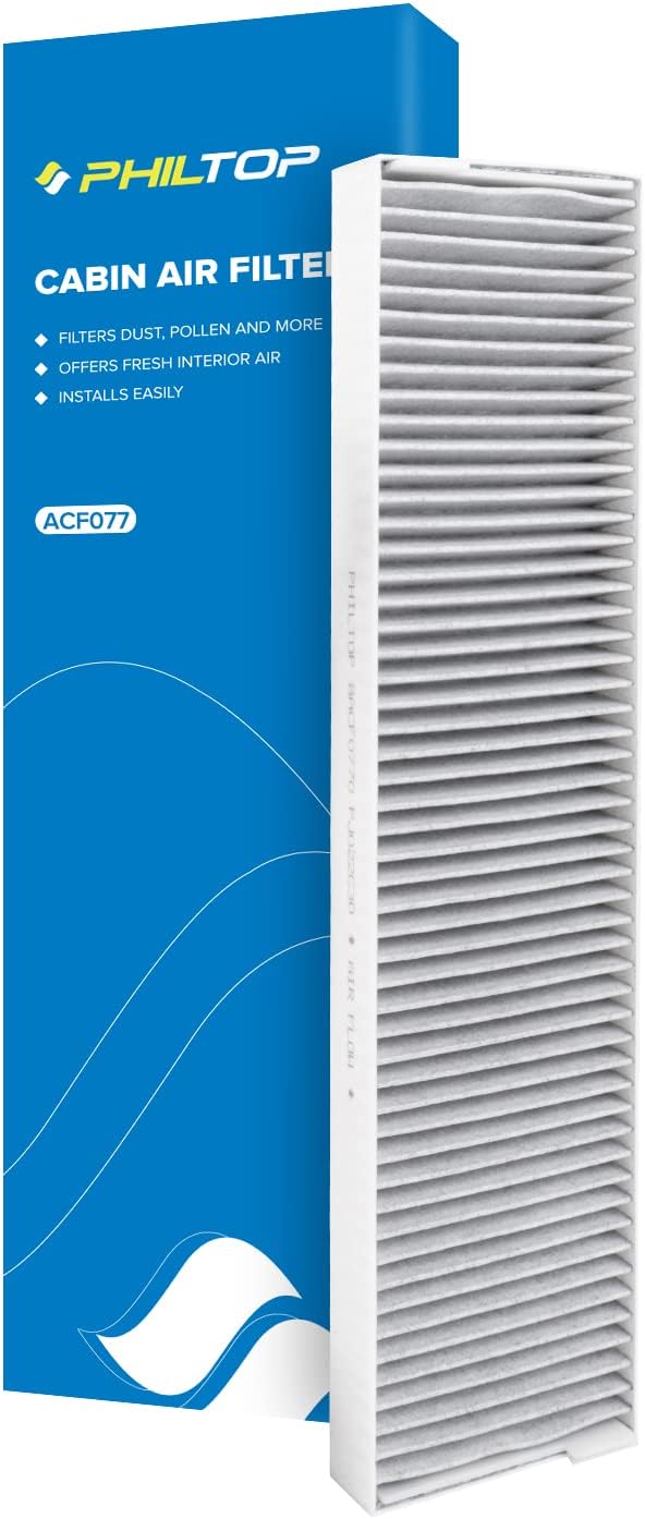 PHILTOP HEPA Cabin Air Filter w/Activated Carbon, Compatible by PHILTOP