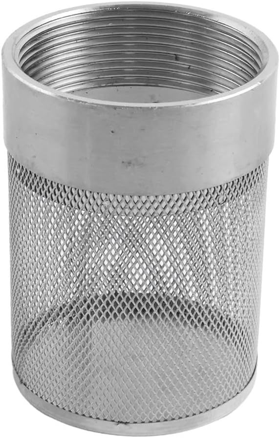 Dia Hose Inlet Suction Strainer Filter, Stainless Steel Water Pump Filter by Etersec