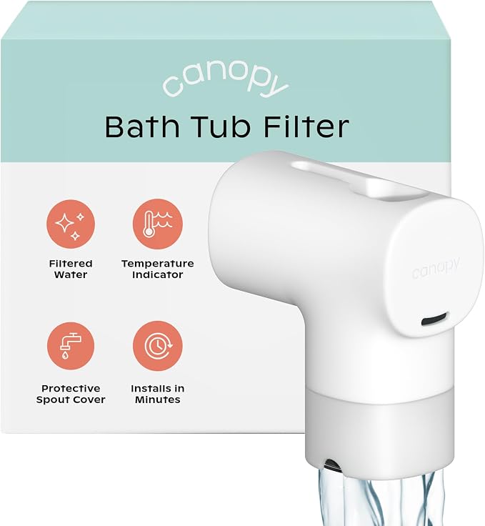 Canopy Baby Bath Tub Filter – Gentler Water Filtration by Canopy
