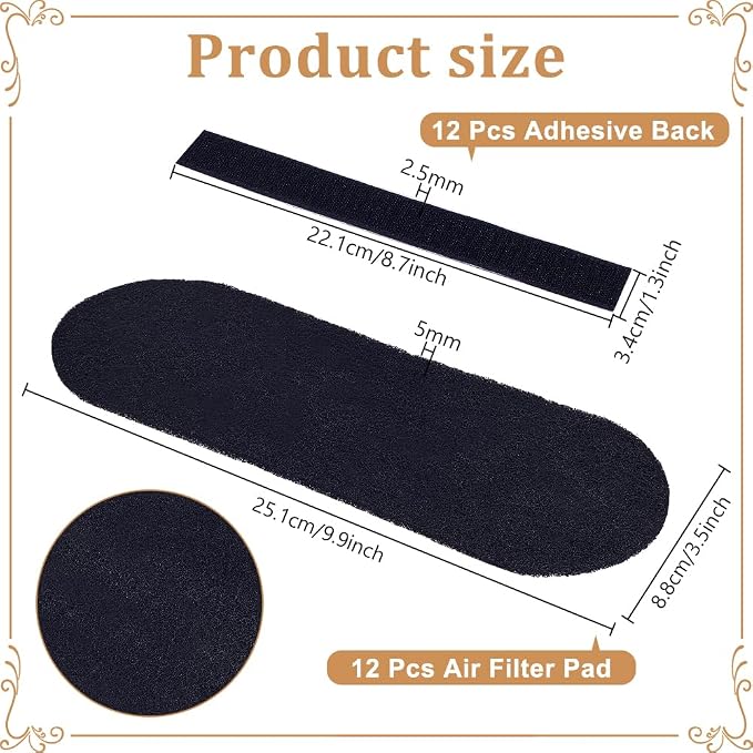 PH PandaHall 12 Pack Ceiling Fan Filters - Image 2