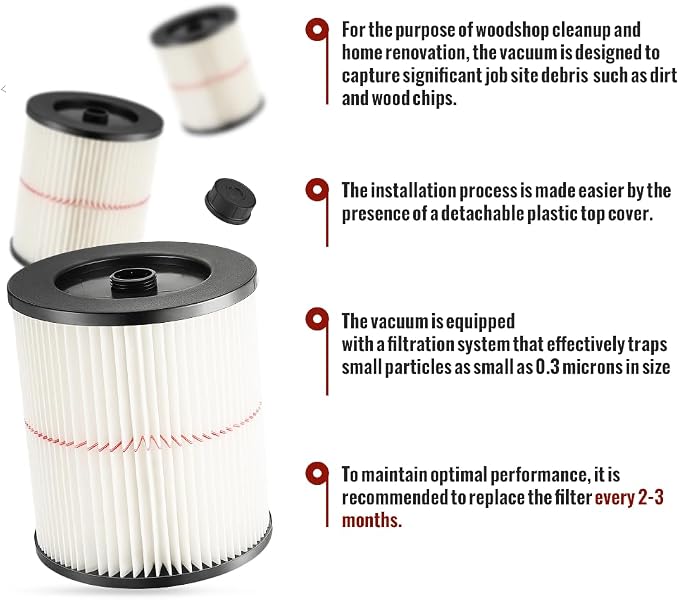 17816/9-17816 Red-Stripe Cartridge Filter Replacement – Compatible - Image 3