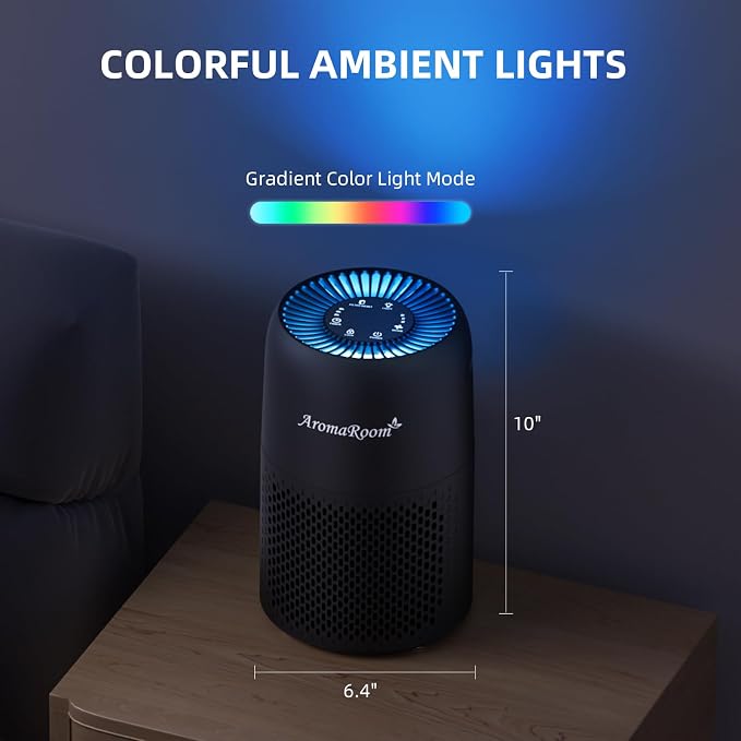 Air Purifiers for Home Bedroom, AromaRoom H13 HEPA Air Purifier Filter for - Image 6
