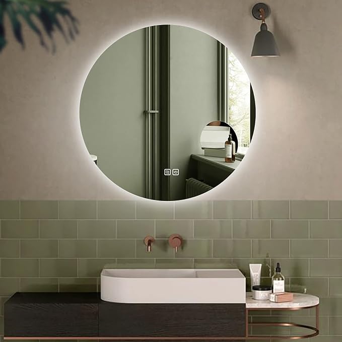 Led Mirror for Bathroom, Bathroom Mirrors for Vanity, Shatter-Proof, - Image 2
