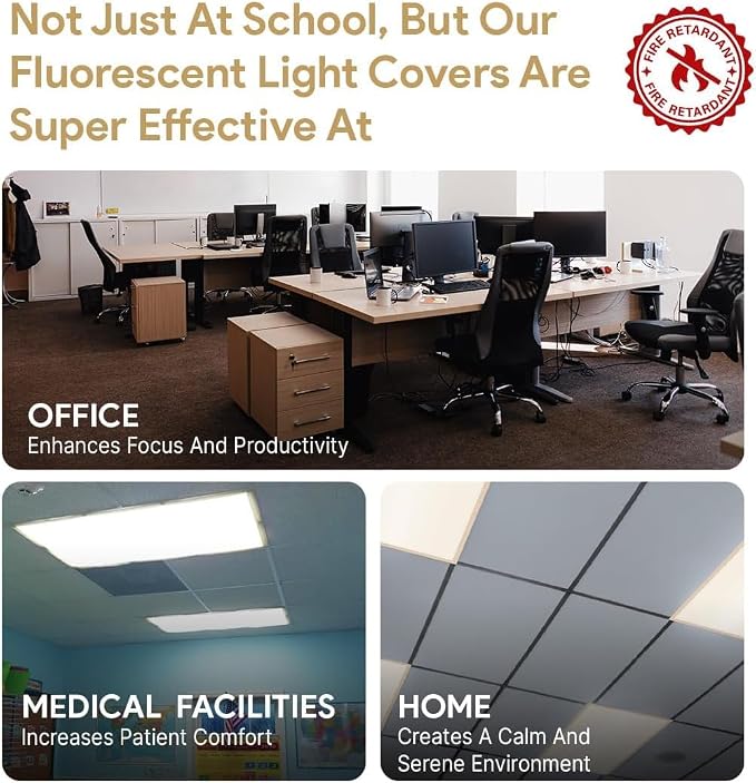 Fluorescent Light Covers for Ceiling Lights - Image 6