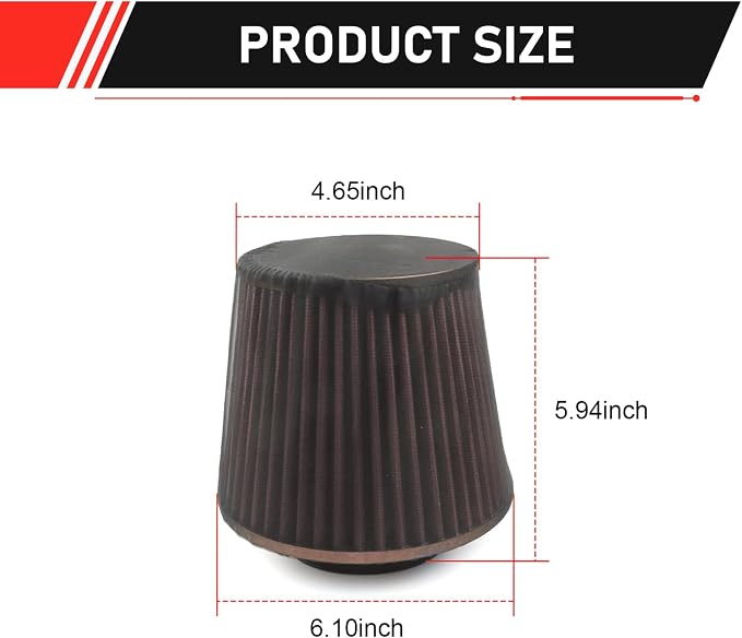 Air Filter Cover, Thickened Car Cold Air Intake Filter Dust Sock Cover - Image 2