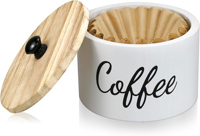 Wooden Coffee Filter Holder by Essovee