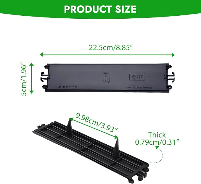 88899-06110 Cabin Air Filter Cover Plate Black Plastic Replacement Access Lid - Image 2