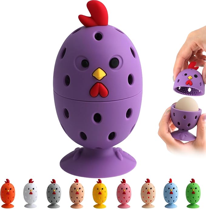 Egg Brush Cleaner, Egg Cleaner for Fresh Eggs, Cute Chick Shaped Egg Wash and by Unknown