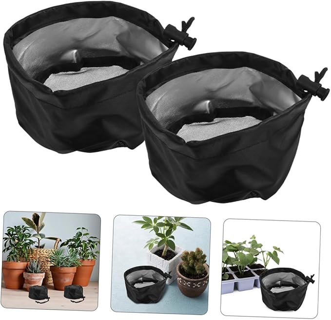 4pcs Grow Tent Vent Covers Dust Duct Filters Drawstring and Buckle - Image 4