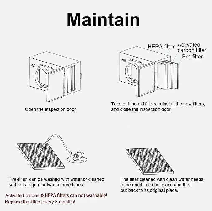 6 in Filter Box for Fresh Air Ventilation System - Image 7