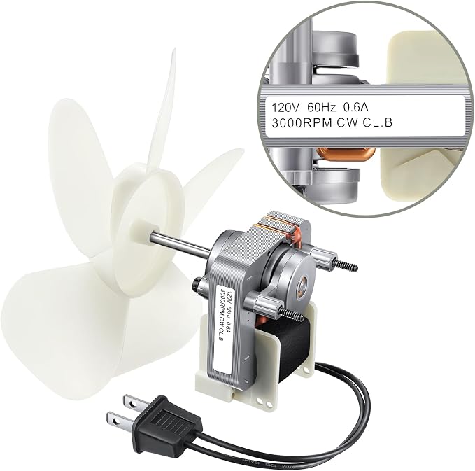 Frienda Universal Bathroom Vent Fan Motor Replacement Electric Motors Kit - Image 2
