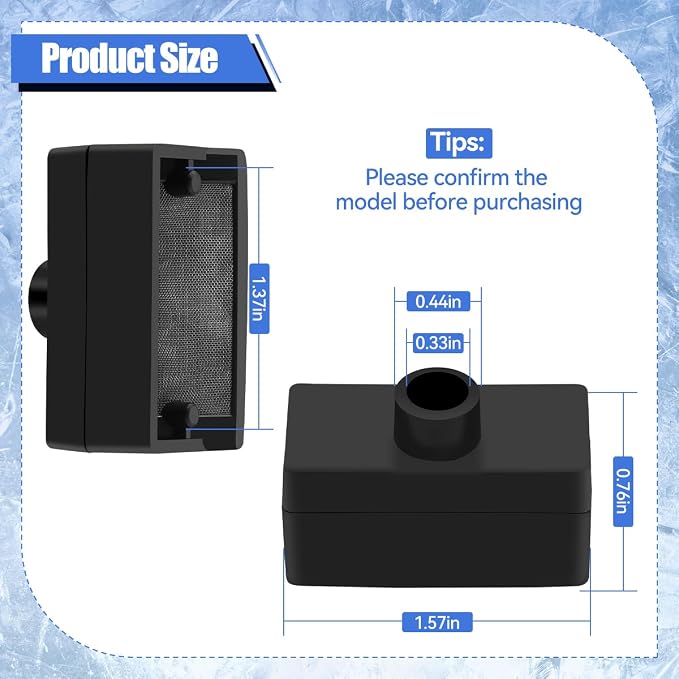 Ice Maker Filter for GE Profile Opal Ice Maker 1.0 and for GE Opal 2.0 Nugget - Image 2