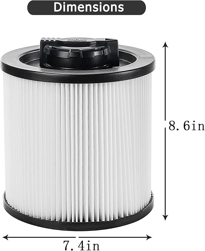 DXVC6910 Replacement Filter for DEWALT 6-16 Gallon DXV06P DXV09P DXV10P DXV10PL - Image 2