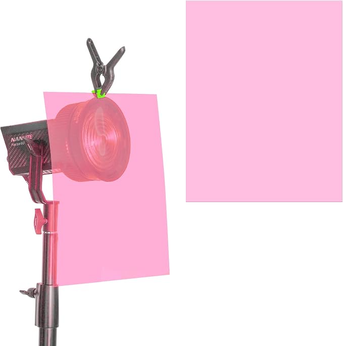 Lystaii 9pcs Gel Light Filter Color Correction Colored Overlays Transparent - Image 4