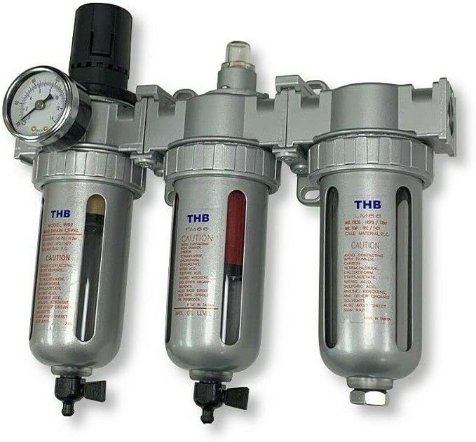 3/8" COMPRESSED AIR FILTER REGULATOR/DESICCANT DRYER/COALESCING FILTER - Image 8