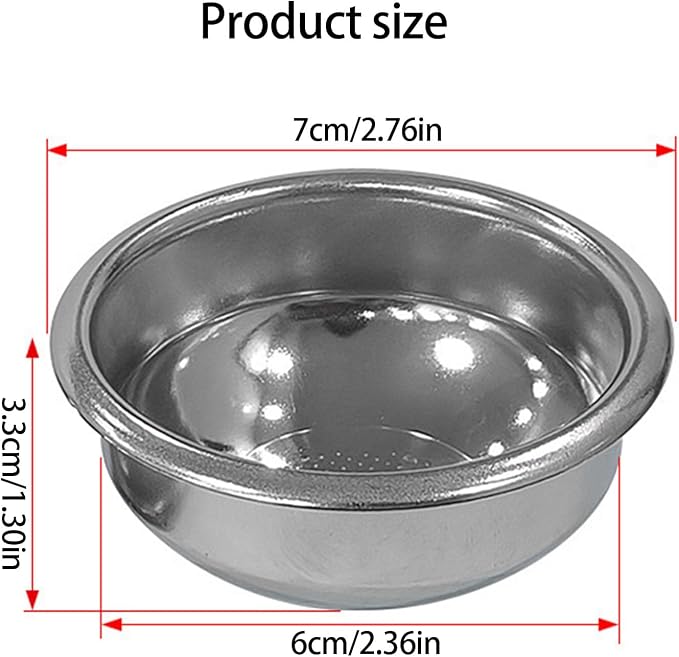 Commercial Grade 58mm Spherical Coffee Basket 58-Hole Stainless Steel Filter - Image 3